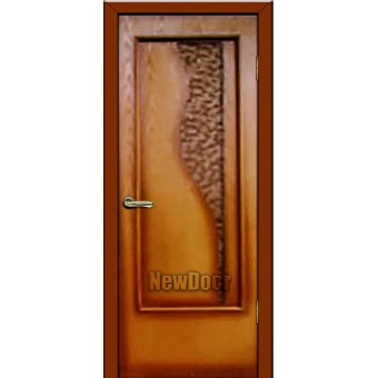 Дверь межкомнатная МДФ патина  №83