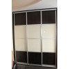 Шкаф-купе для одежды с крашеным стеклом № 021